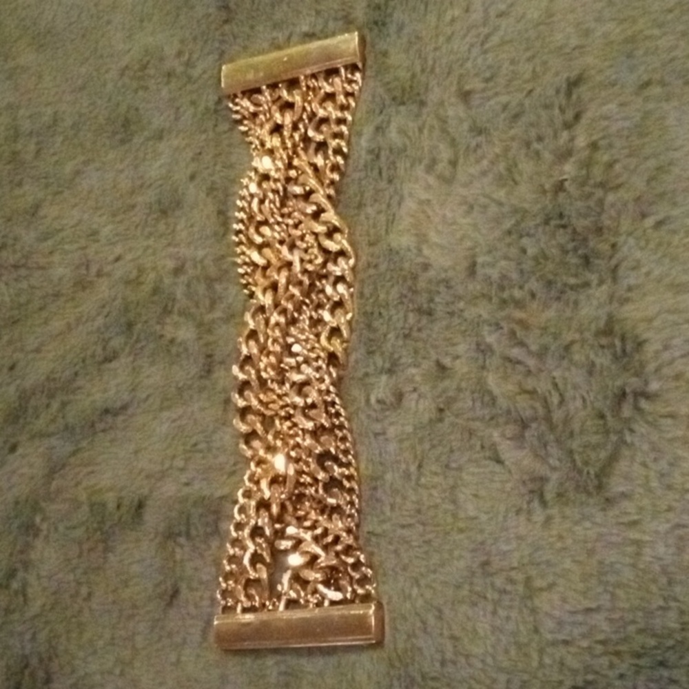Magnetic, Gold Braided Link Bracelet